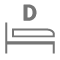 Bed (double size 140cm)